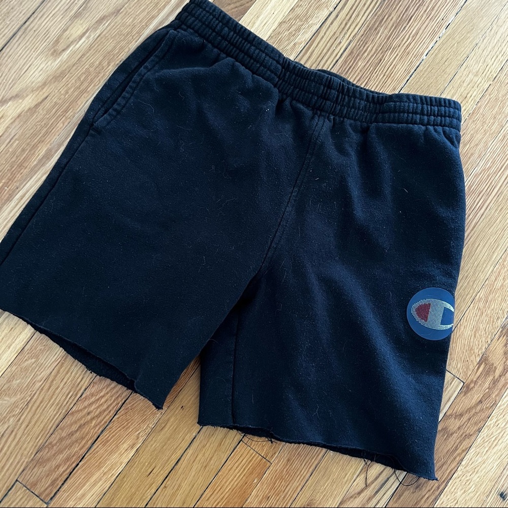 Boys large Champion sweat shorts